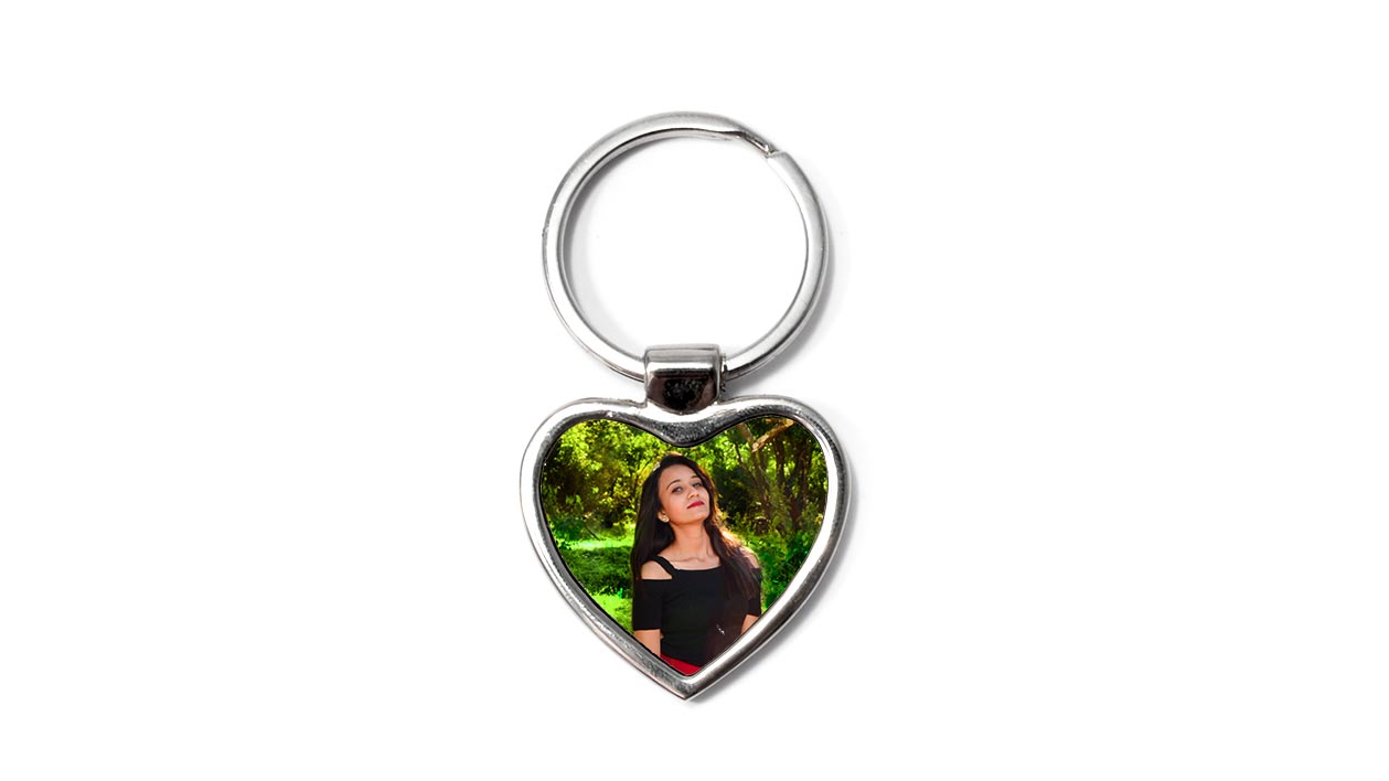 Heart Metal Keychain