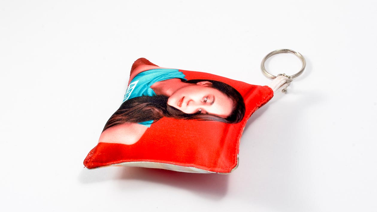 Square Pillow Keychain