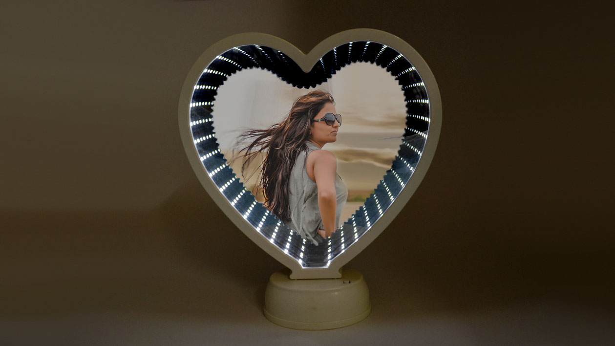 LED 3D Magic Mirror [Heart]