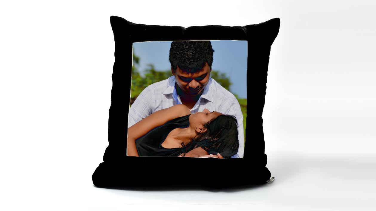 Black Velvet Pillow