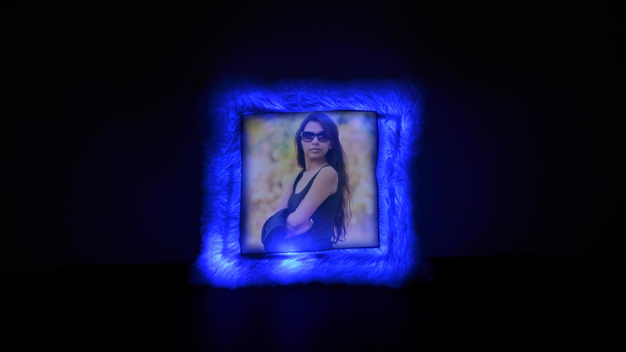 LED Square Pillow