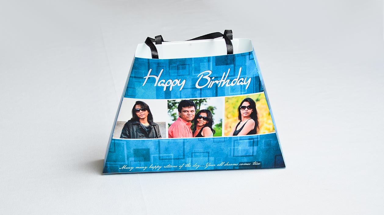 Personlized Photo Paper Gift Bag-3