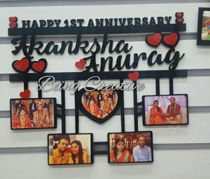 Happy Wedding Anniversary Photo Frame