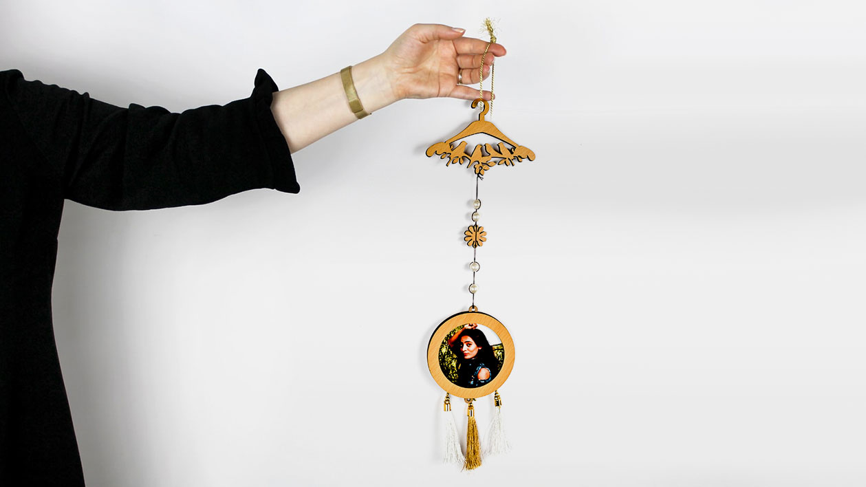 Birds Design Wood Wind-chime (changeble photos)