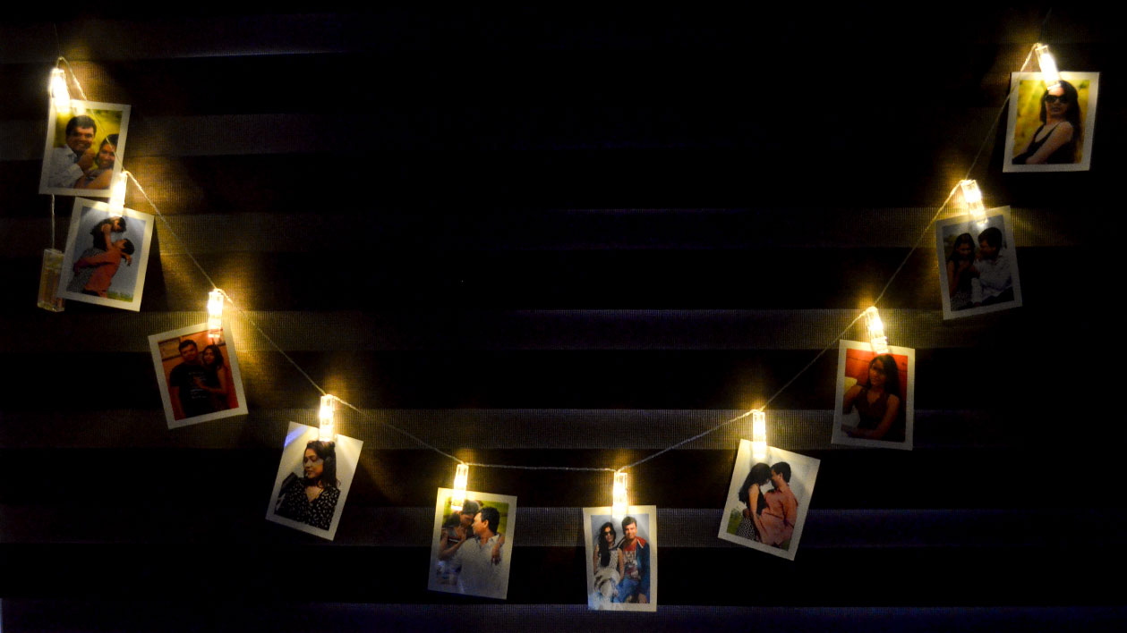 LED Clip Wall Hanging